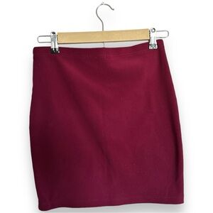 Forever 21 Deep Red Mini Skirt